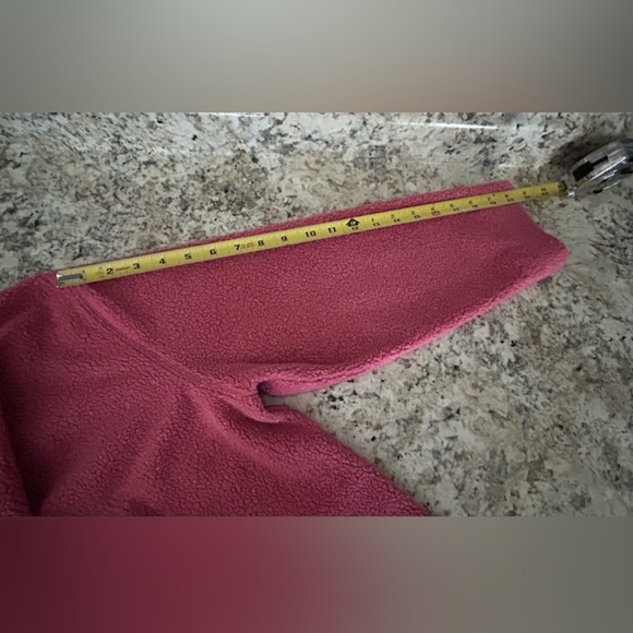 L.L.Bean Women’s Speckled Pink Fleece Button Down Jacket Warm Cozy Size M - Picture 13 of 13